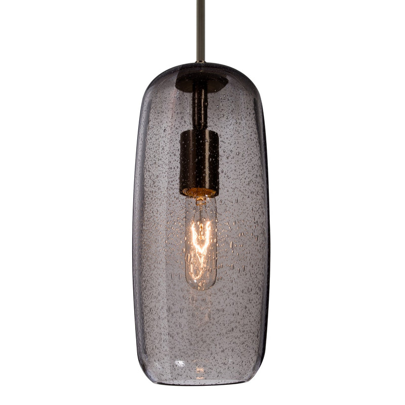 Besa 1JC-PINOT13SM-BR One Light Pendant, Bronze