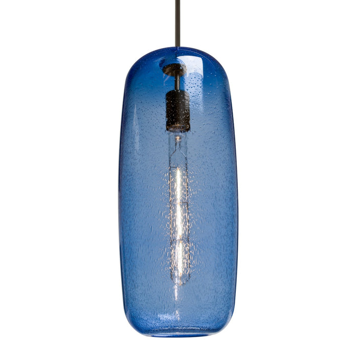 Besa 1JC-PINOT18BL-BR One Light Pendant, Bronze