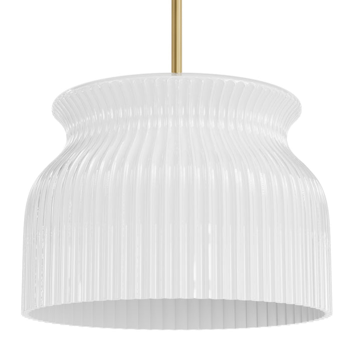 Hunter 13182 One Light Pendant, Luxe Gold