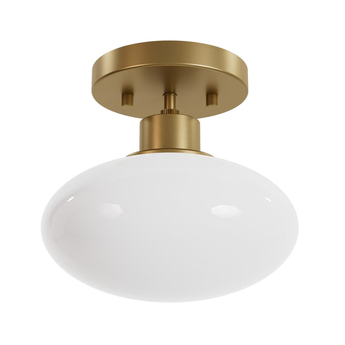 Hunter 13194 One Light Flush Mount, Luxe Gold