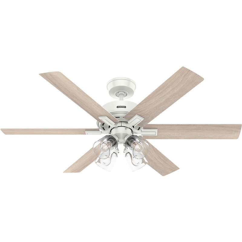 Hunter 52904 52" Ceiling Fan, Fresh White