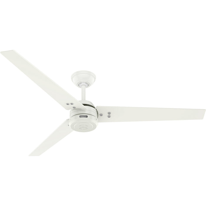 Hunter 52980 60" Ceiling Fan, Fresh White