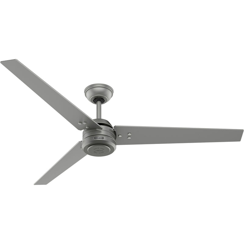 Hunter 52981 60" Ceiling Fan, Matte Silver