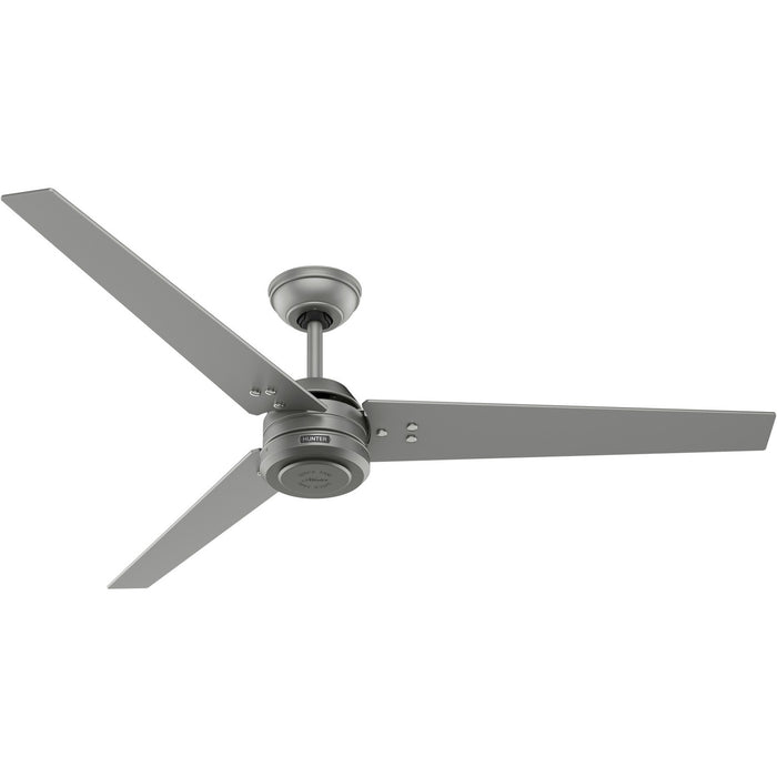 Hunter 52981 60" Ceiling Fan, Matte Silver