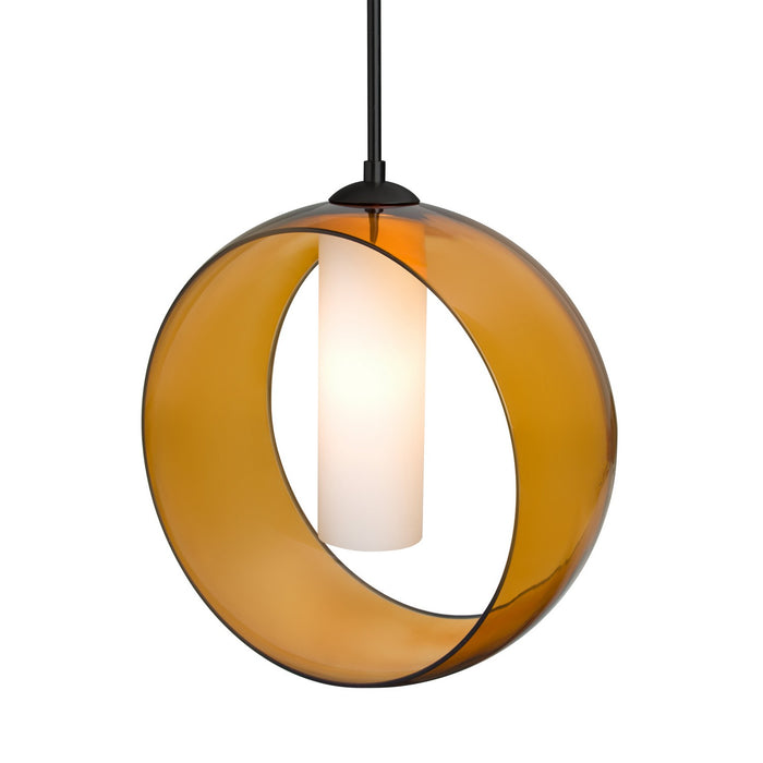 Besa 1JC-PLATOAM-LED-BK LED Pendant, Black