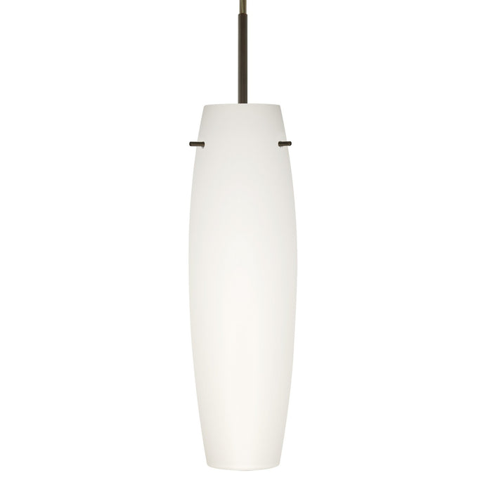 Besa 1JT-412107-BR One Light Pendant, Bronze