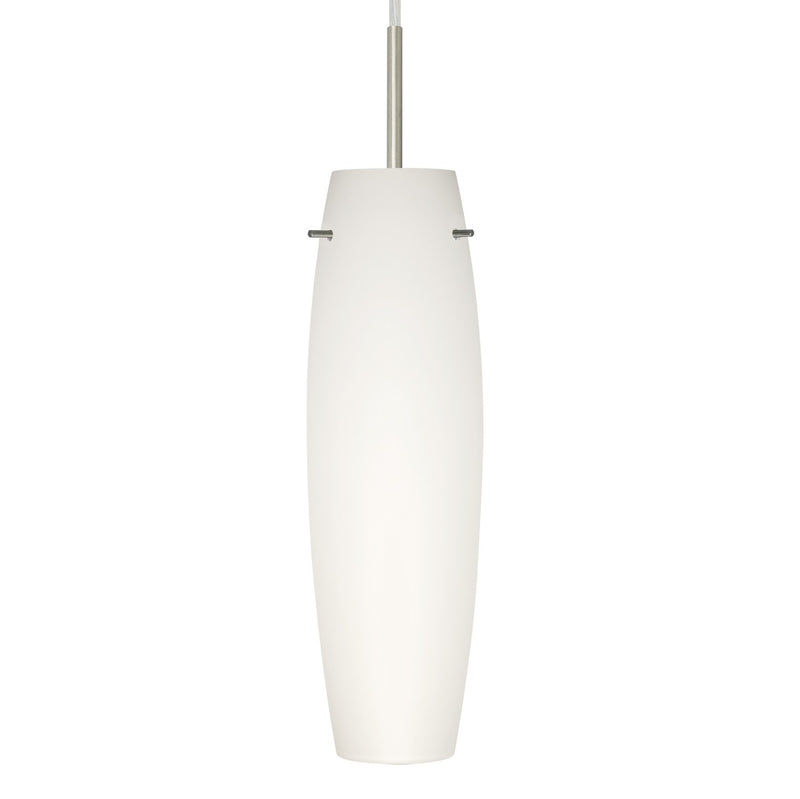Besa 1JT-412107-LED-SN LED Pendant, Satin Nickel