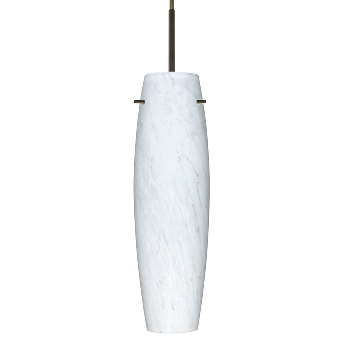 Besa 1JT-412119-BR One Light Pendant, Bronze