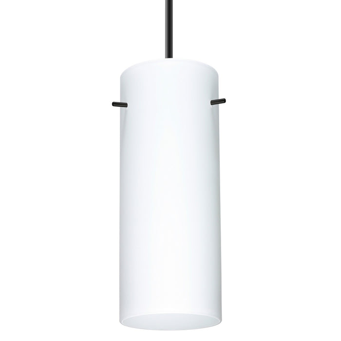 Besa 1JT-412307-BK One Light Pendant, Black