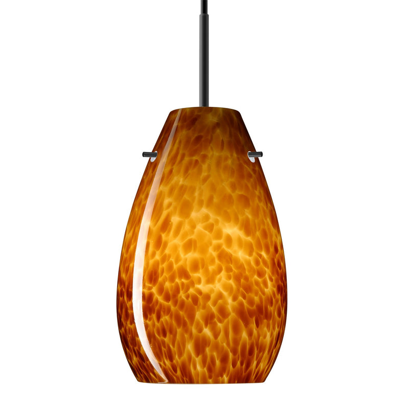Besa 1JT-412618-BK One Light Pendant, Black