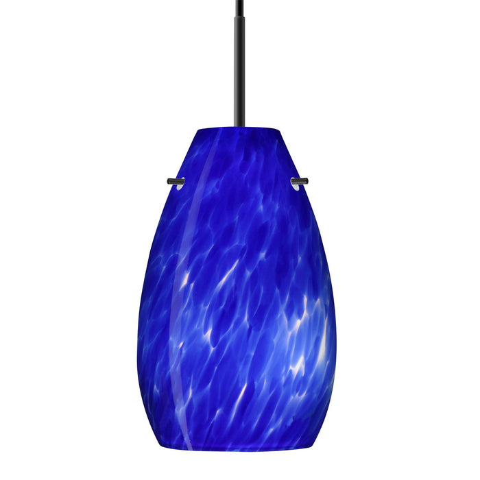 Besa 1JT-412686-BK One Light Pendant, Black