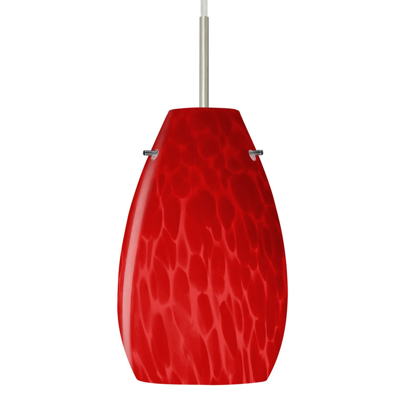 Besa 1JT-4126RC-LED-SN LED Pendant, Satin Nickel