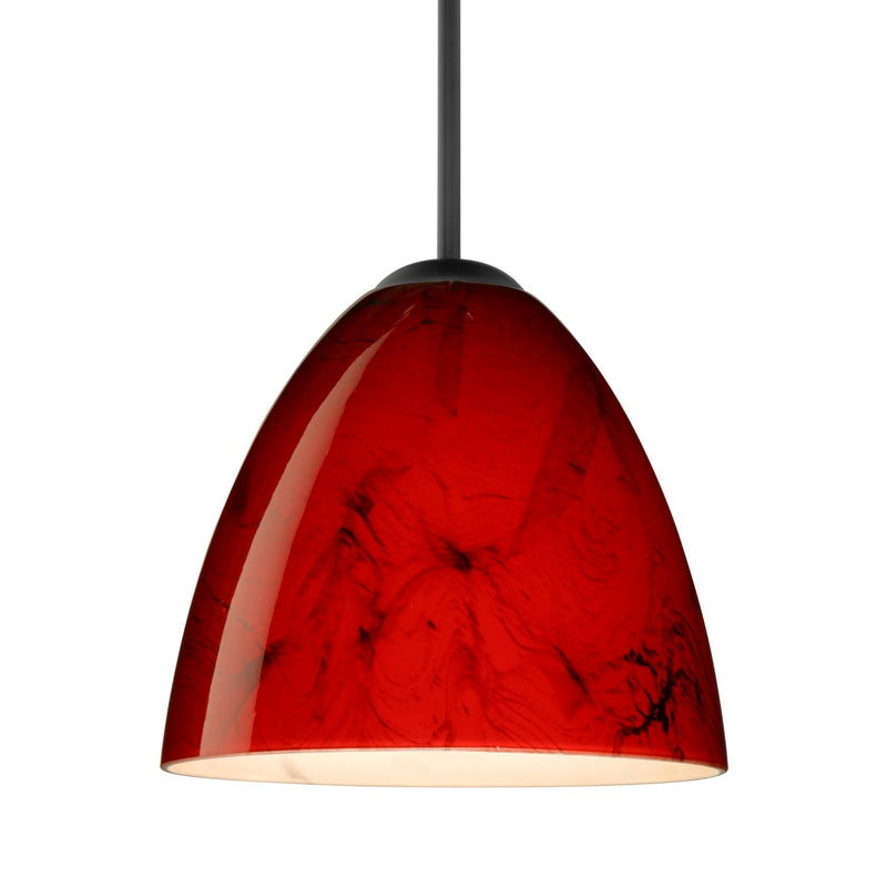 Besa 1JT-4470MA-BK One Light Pendant, Black