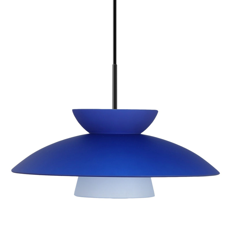 Besa 1JT-451323-BK One Light Pendant, Black