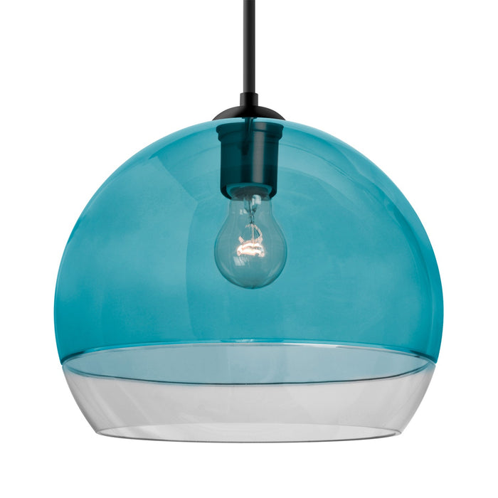 Besa 1JT-ALLY12BL-BK One Light Pendant, Black