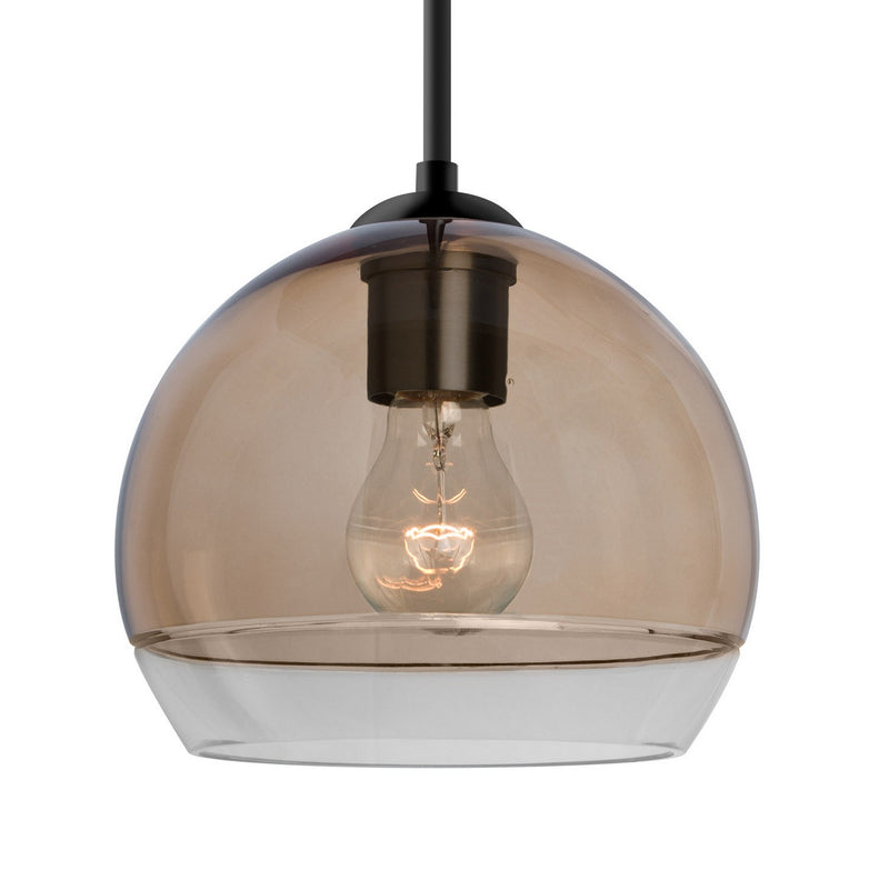 Besa 1JT-ALLY8SM-BK One Light Pendant, Black