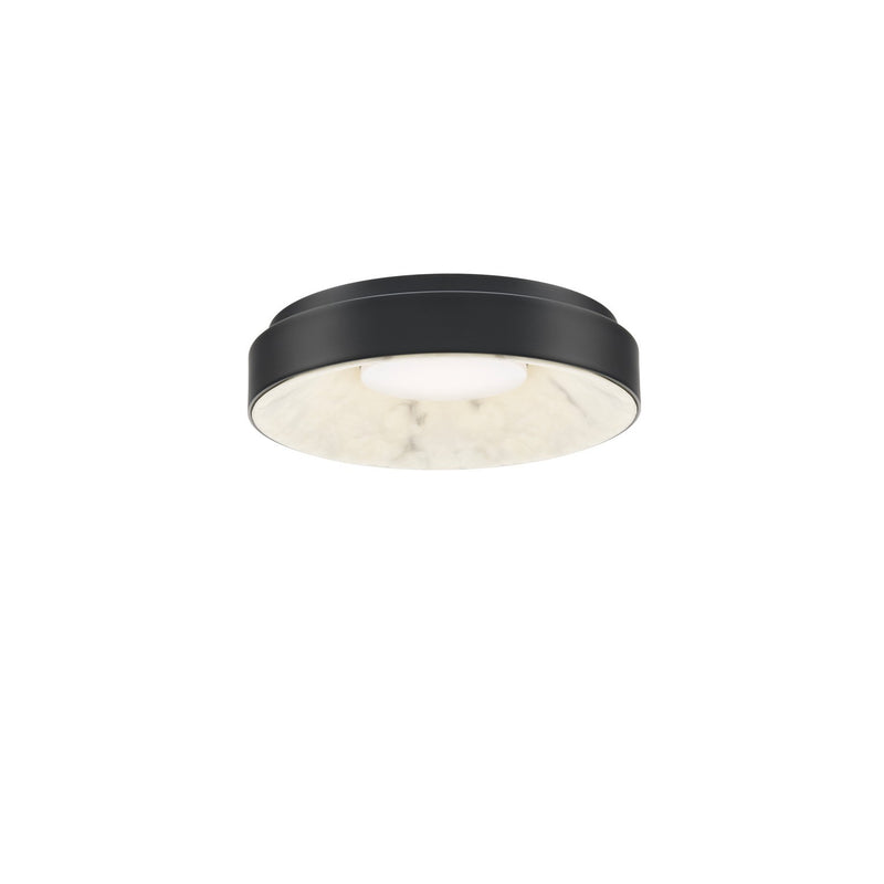 W.A.C. Lighting FM-97414-BK LED Flush Mount, Black