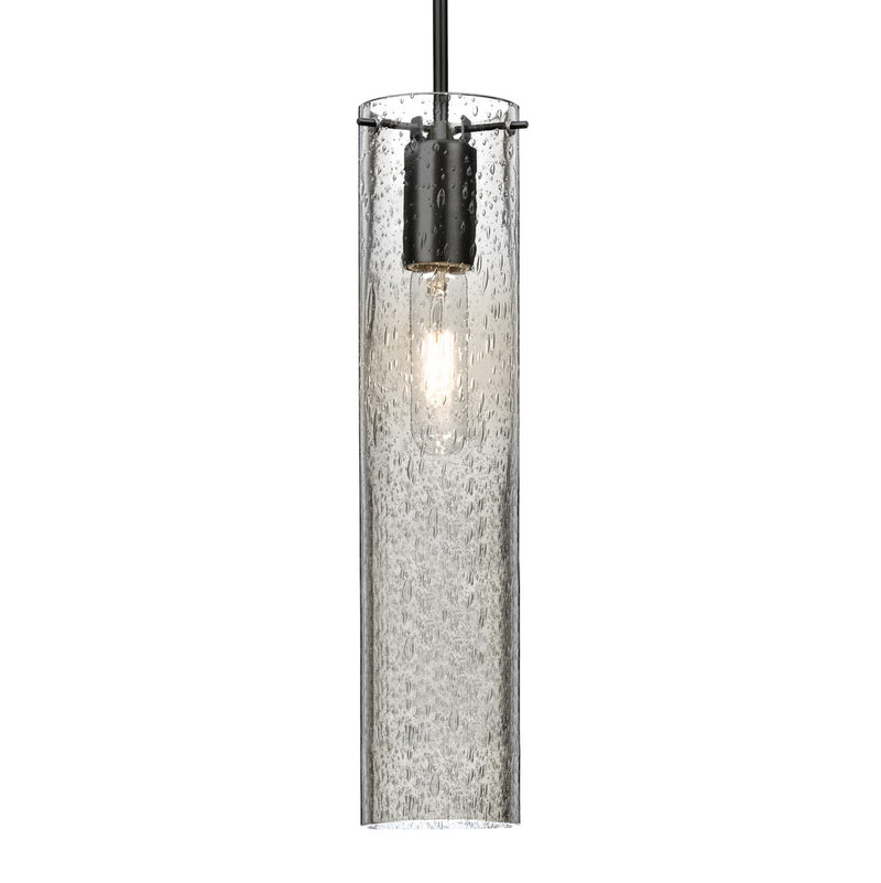 Besa 1JT-JUNI16CL-BK One Light Pendant, Black