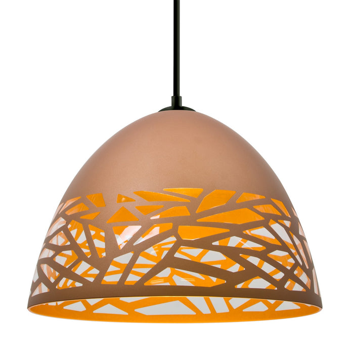 Besa 1JT-KIEVCP-BK One Light Pendant, Black