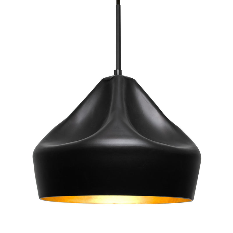 Besa 1JT-LOTUS-BK One Light Pendant, Black