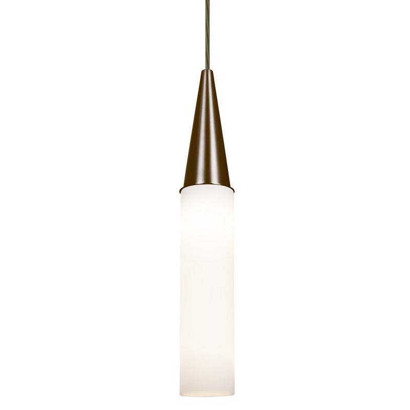 Besa 1JT-METRO16-BR One Light Pendant, Bronze