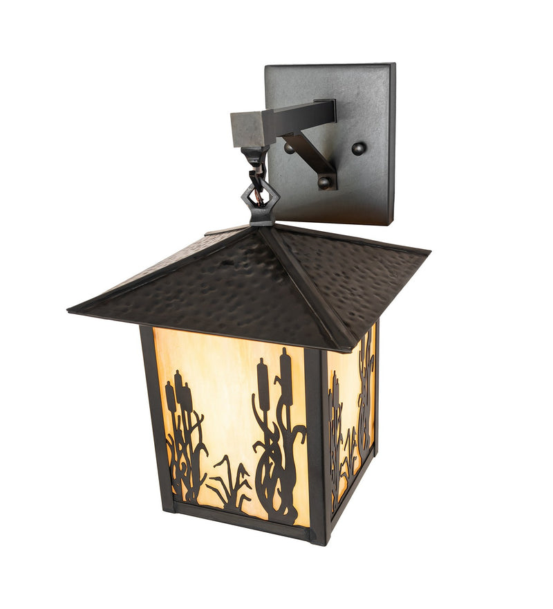 Meyda Tiffany 273847 One Light Wall Sconce, Black Patina
