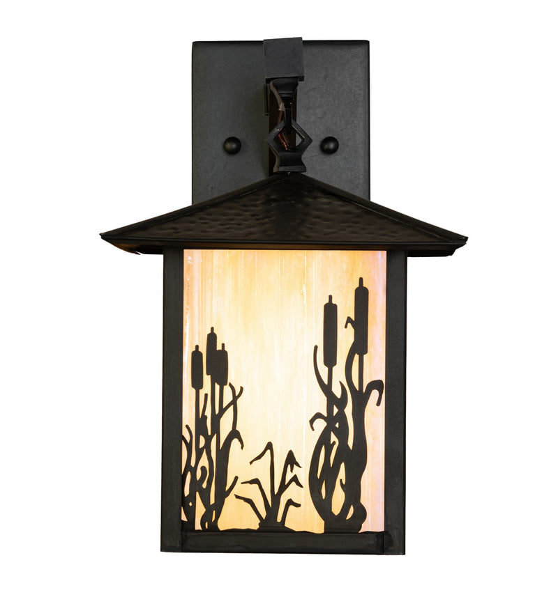 Meyda Tiffany 273847 One Light Wall Sconce, Black Patina