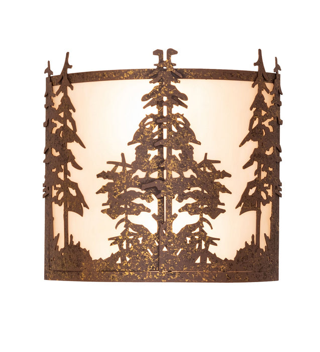 Meyda Tiffany 274298 Two Light Wall Sconce, Pompeii Gold