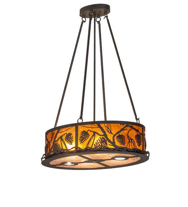 Meyda Tiffany 275042 Eight Light Pendant, Oil Rubbed Bronze