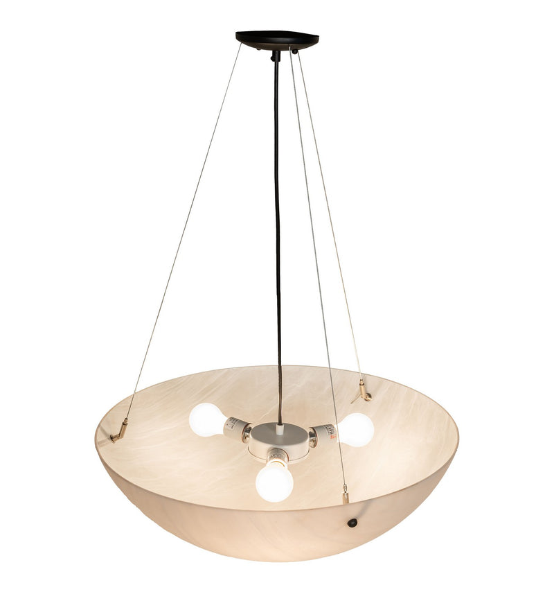 Meyda Tiffany 275935 Three Light Pendant, Solar Black