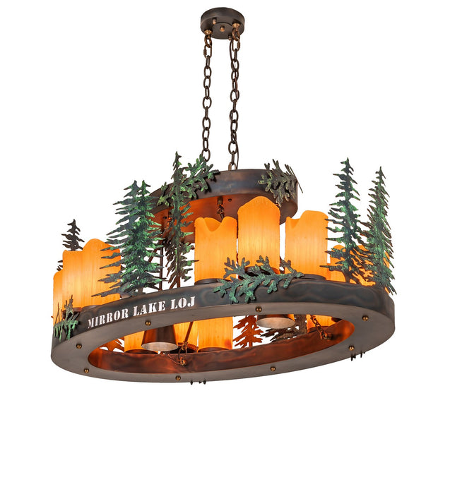 Meyda Tiffany 276217 LED Pendant, Dark Burnished Antique Copper