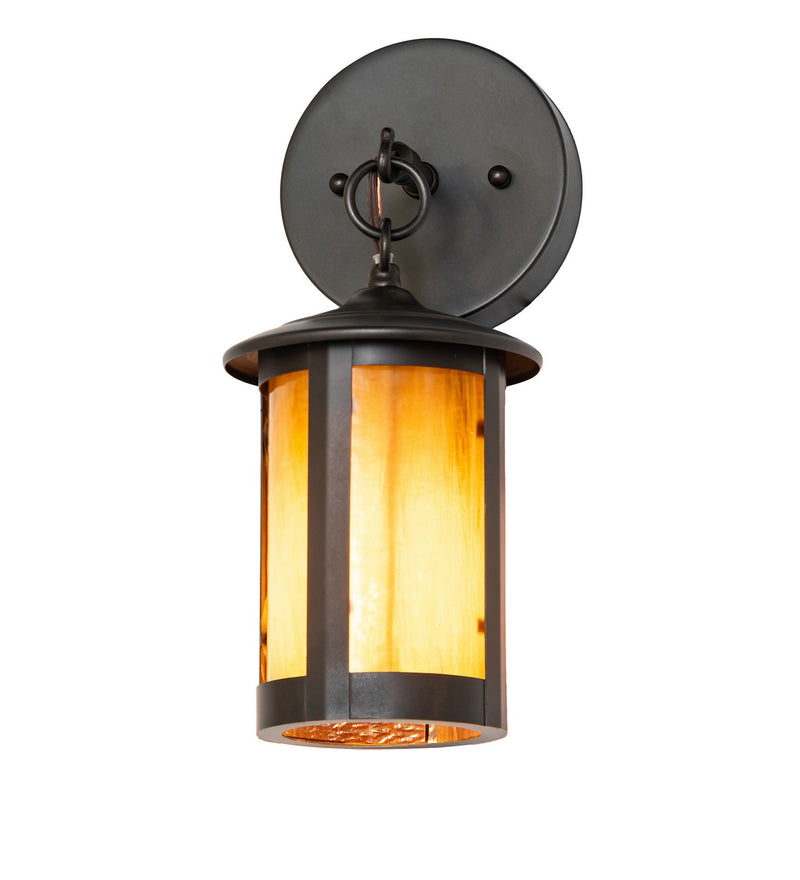 Meyda Tiffany 276323 One Light Wall Sconce, Craftsman Brown