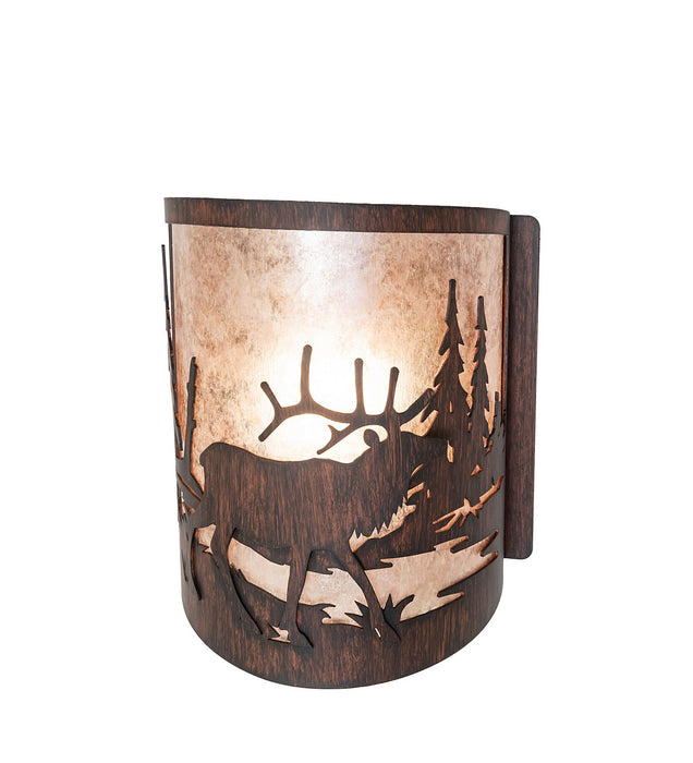 Meyda Tiffany 277543 One Light Wall Sconce, Driftwood Brown