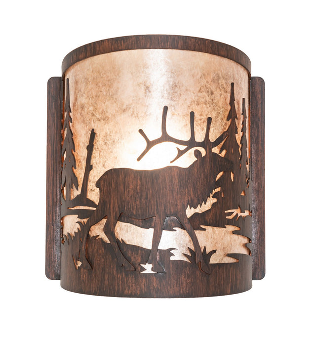 Meyda Tiffany 277543 One Light Wall Sconce, Driftwood Brown