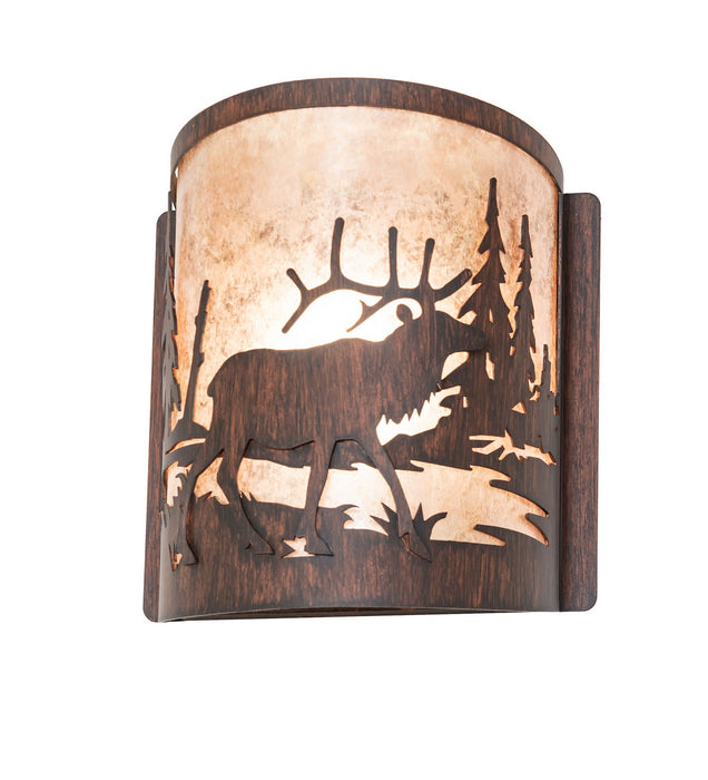 Meyda Tiffany 277543 One Light Wall Sconce, Driftwood Brown