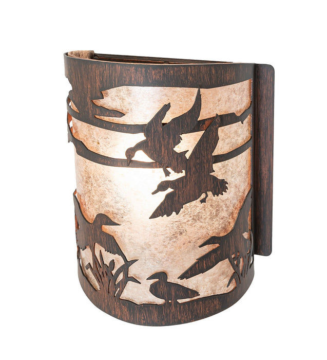 Meyda Tiffany 277548 One Light Wall Sconce, Driftwood Brown