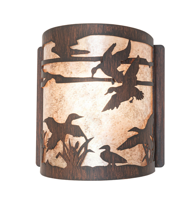 Meyda Tiffany 277548 One Light Wall Sconce, Driftwood Brown