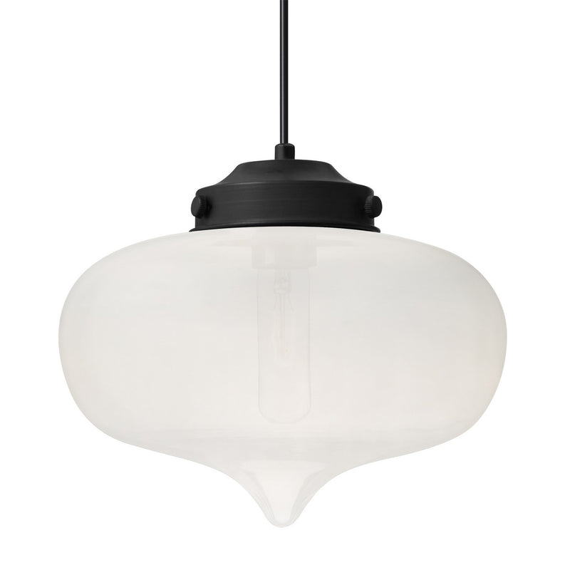Besa 1JT-MIRAFR-BK One Light Pendant, Black