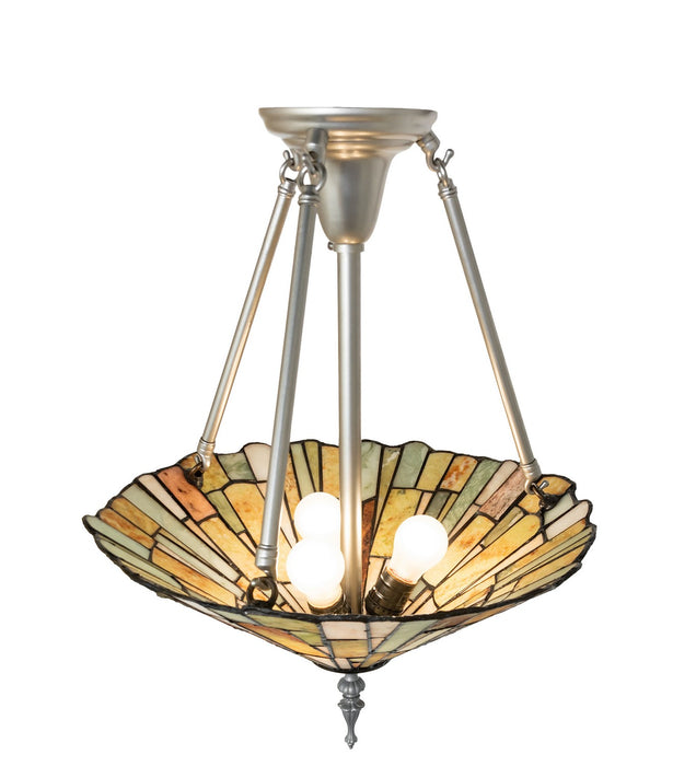 Meyda Tiffany 277434 Three Light Semi-Flushmount
