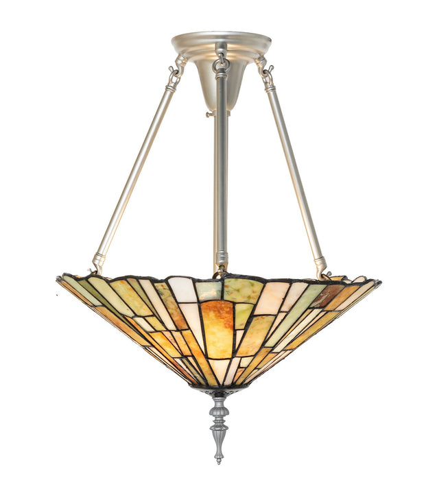 Meyda Tiffany 277434 Three Light Semi-Flushmount
