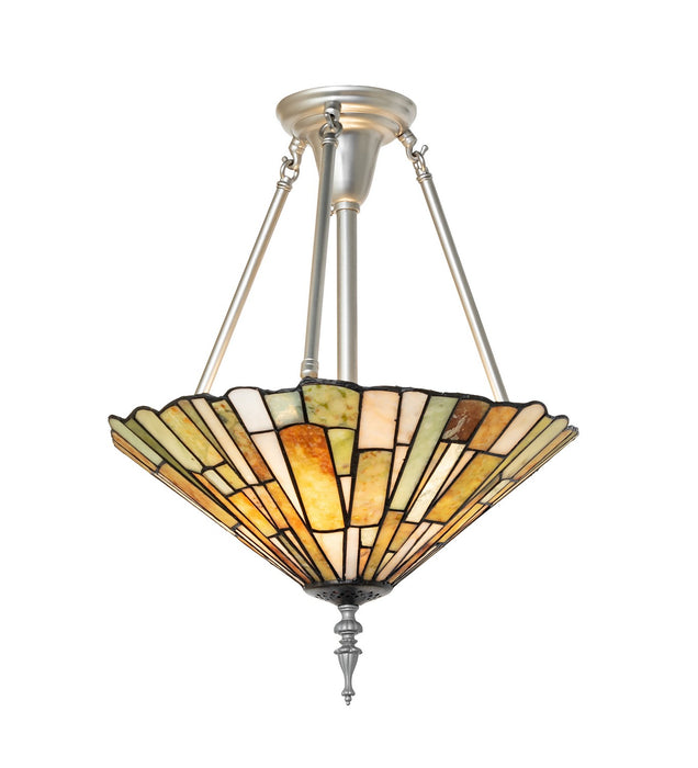 Meyda Tiffany 277434 Three Light Semi-Flushmount