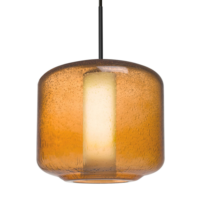 Besa 1JT-NILES10AO-BK One Light Pendant, Black