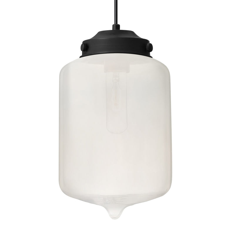 Besa 1JT-OLINFR-BK One Light Pendant, Black