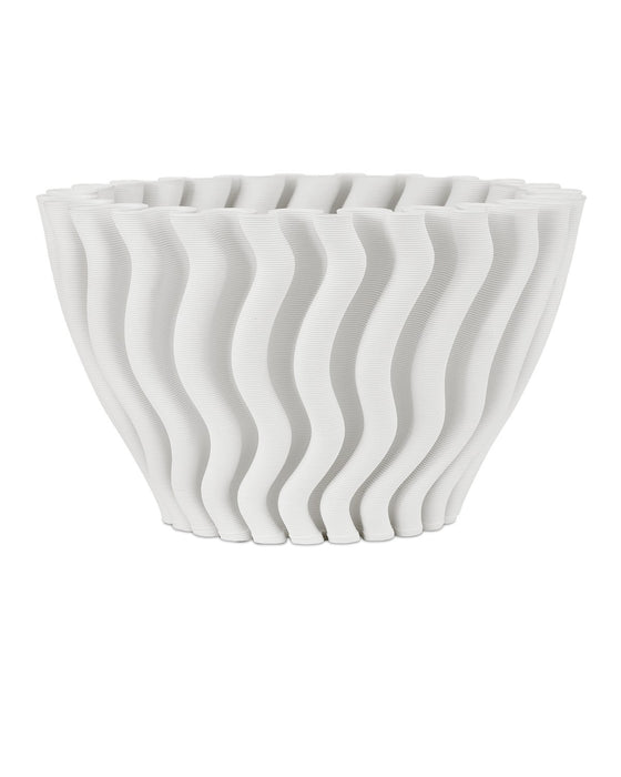Currey and Company 1200-0933 Vase, White