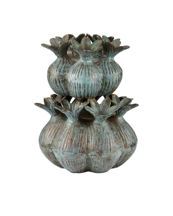 Currey and Company 1200-0940 Vase, Verdigris