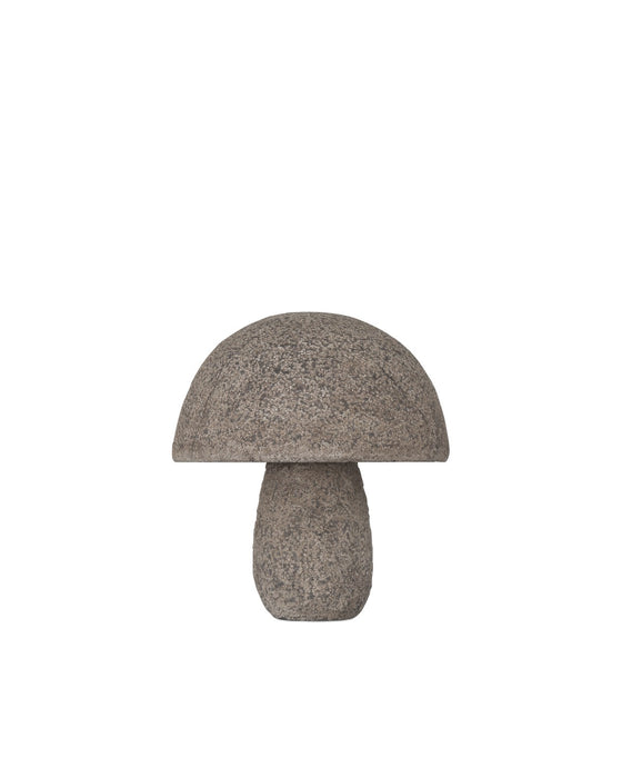 Currey and Company 2200-0056 Mushroom, Textured Brown
