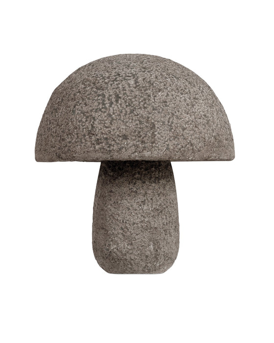 Currey and Company 2200-0058 Mushroom, Textured Brown