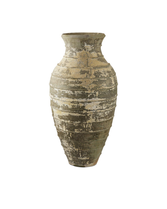 Currey and Company 2200-0059 Urn, Antique White