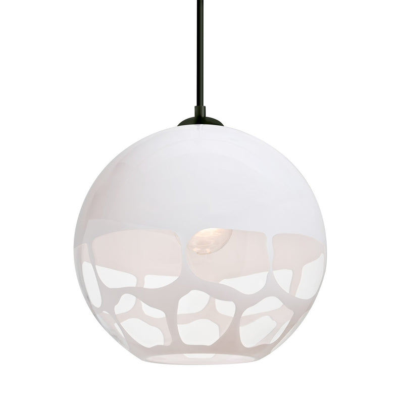 Besa 1JT-ROCKYWH-LED-BK LED Pendant, Black