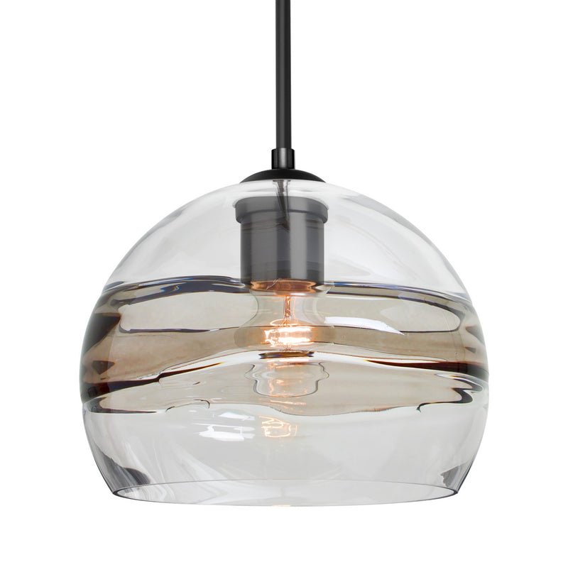 Besa 1JT-SPIR8SC-EDIL-BK LED Pendant, Black